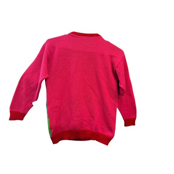 Disney Mickey & Co Minnie Mouse Vintage 90s Acrylic Sweater Girls Large 14 - Picture 2 of 3